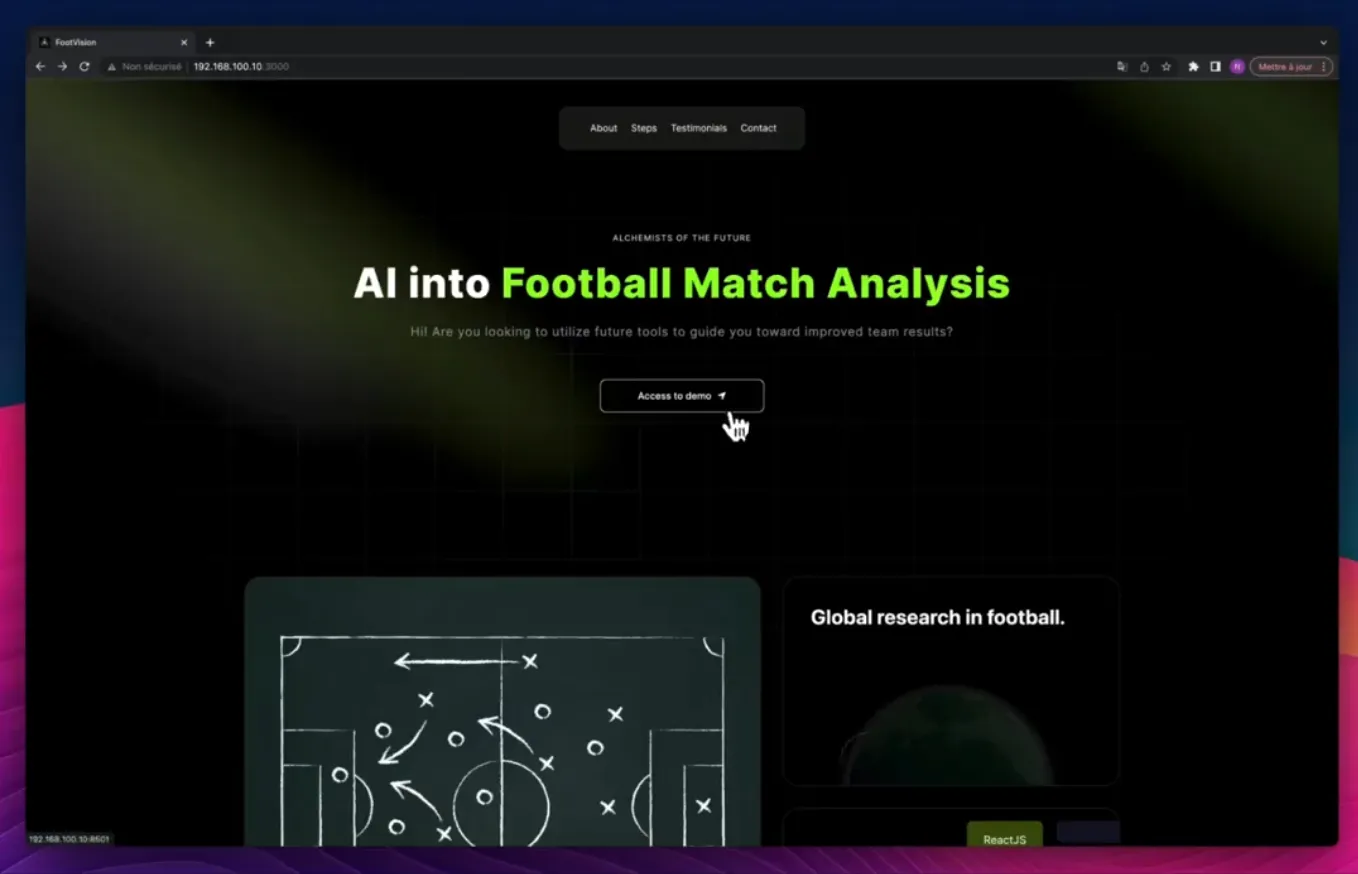 Footvision — Football Match Analyzer