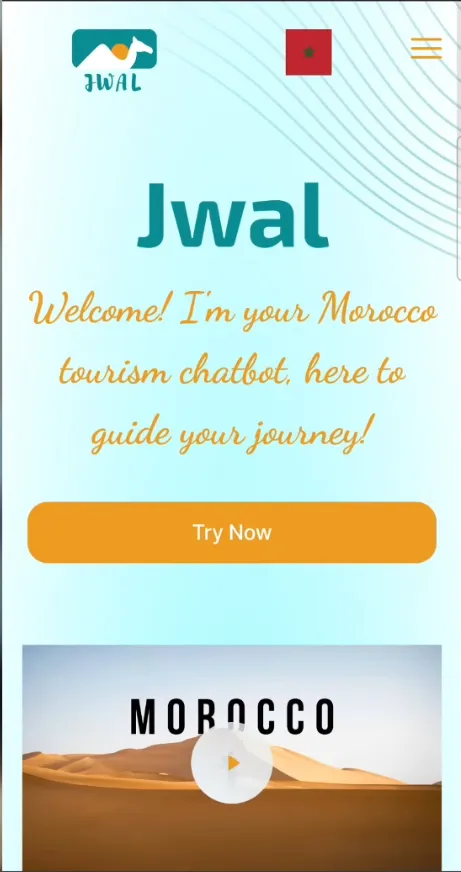 JWAL — Morocco Tourism Chatbot